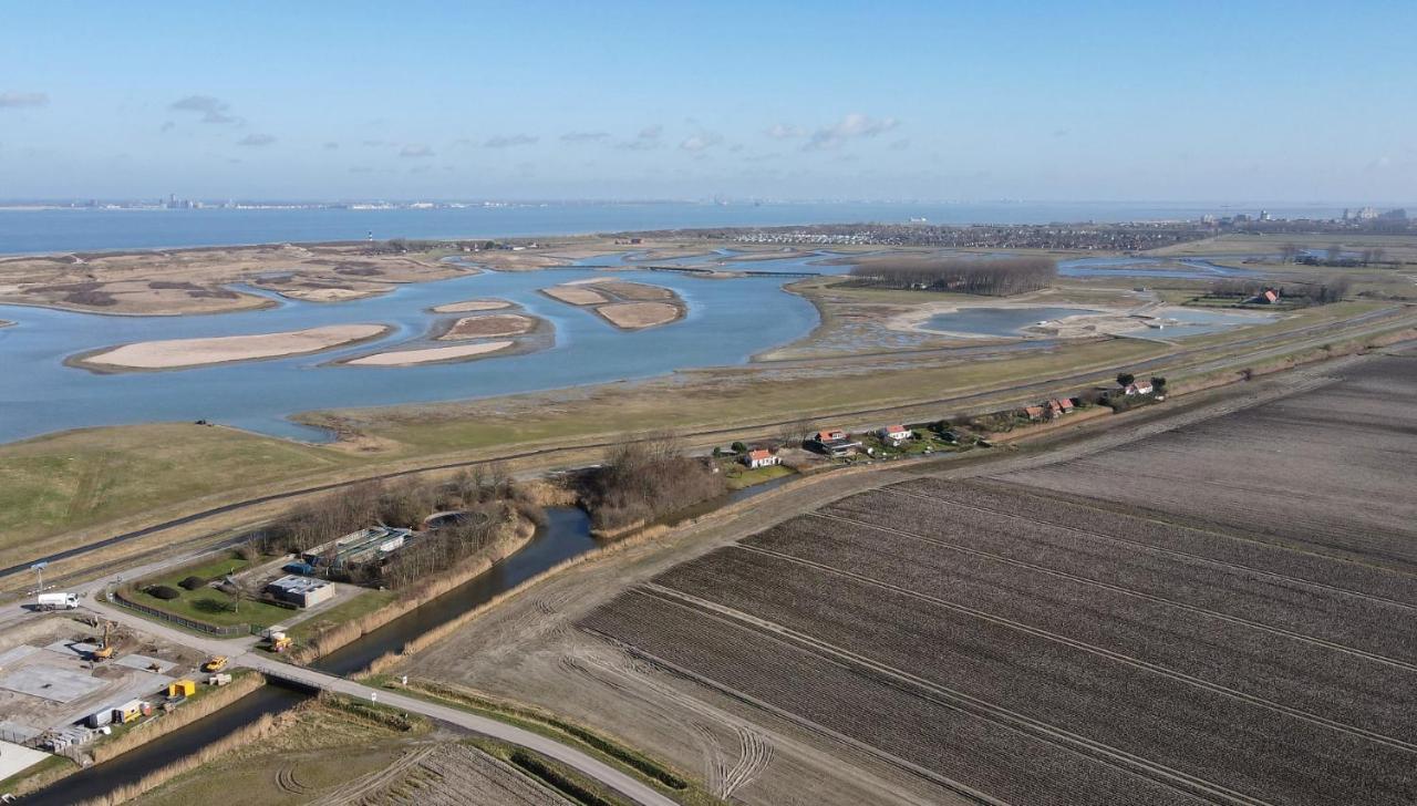 Villa Iris'T; Dijkhuisje In De Polders Van Groede. Extérieur photo