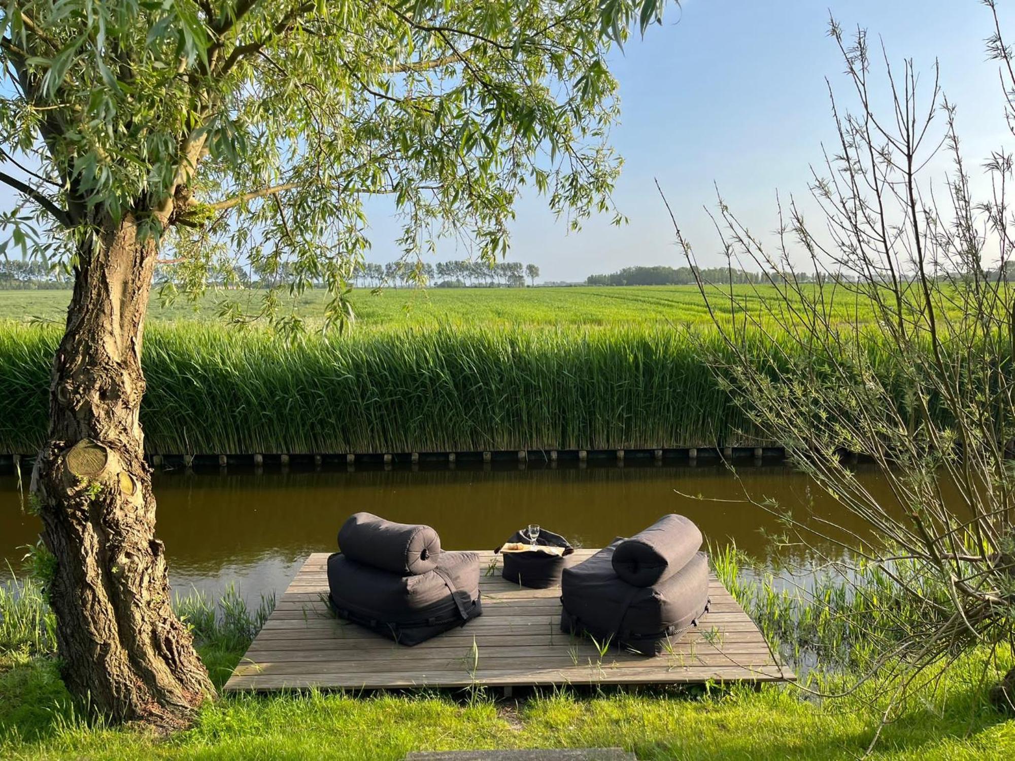 Villa Iris'T; Dijkhuisje In De Polders Van Groede. Extérieur photo